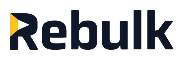 Rebulk wordmark in navy