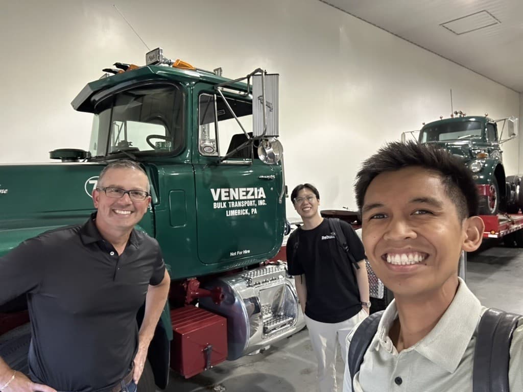 The Rebulk team onsite with Frank Venezia during a visit